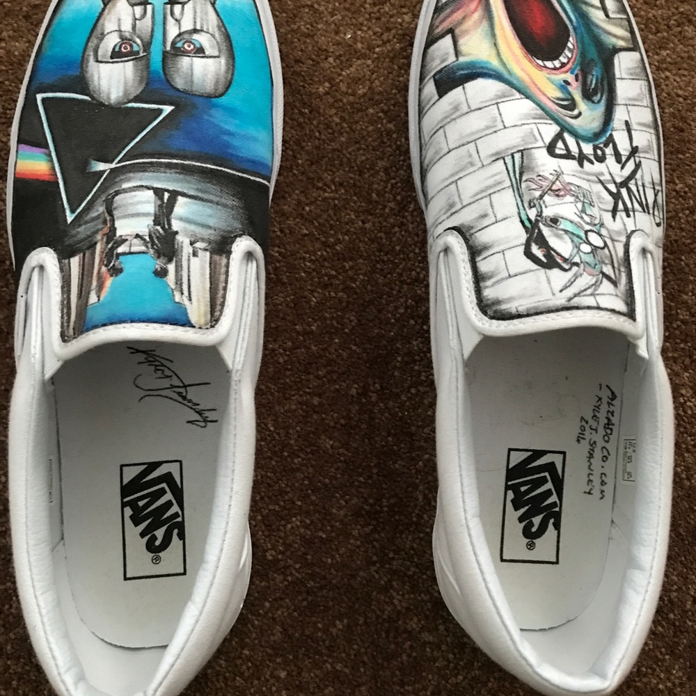 Pink Floyd Hand Painted Shoes - Picture 4 of 4